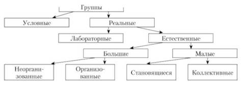Классификация групп (по Г. А. Андреевой).
