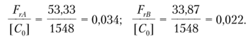Рассчитываем подшипник в точке А, который несет большую радиальную нагрузку Fr = Ra = 53,33 Н, а в точке В Fr= RB = 33,87 Н.
