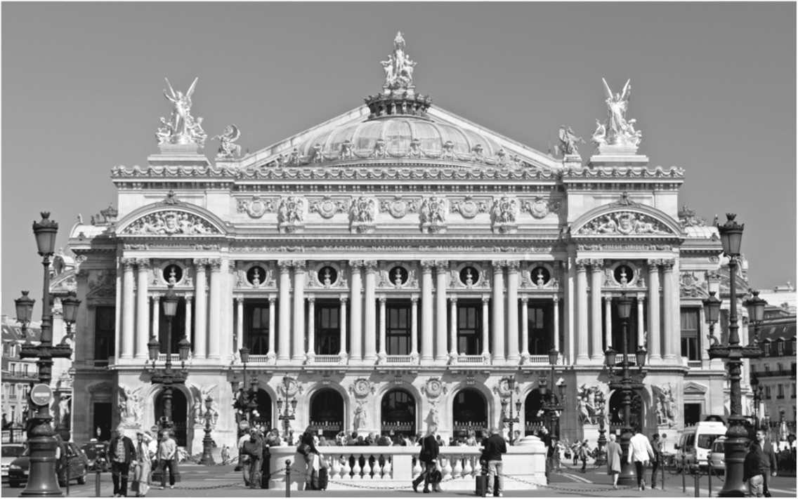 Дворец Гарнье (Гранд Опера) в Париже (1860—1875). Архит. Ш. Гарнье.