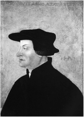 Ганс Аспер. Портрет Ульриха Цвингли. 1531 г. Винтертур.