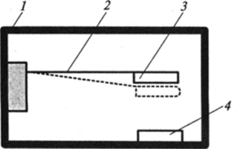 Схема емкостного акселерометра.