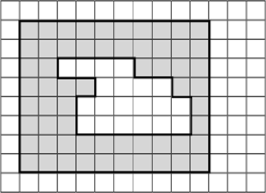 Рис. 9.12. Вычисление площади многоугольников на основе свойства аддитивности меры Значительное внимание в курсах математики для начальной школы уделяется ознакомлению учащихся с телами и вычислению объемов прямоугольного параллелепипеда и многогранников, составленных из кубов. Вычисление объемов многогранников (рис. 9.13) сводится к подсчету числа составляющих их кубов — кубических единиц.