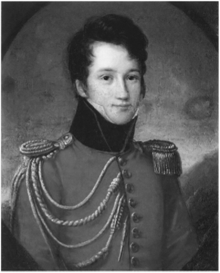 Ф. Кинсон (?). Портрет Альфреда де Виньи. 1815.