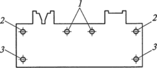 Последовательность действий при затяжке гаек в процессе скрепления секций станины.