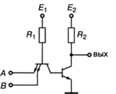 Вентиль транзисторно-транзисторной логики (ТТЛ).