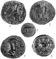 Золотые древнегреческие монеты Причерноморья.