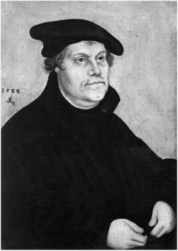 Лукас Кранах Старший. Портрет Мартина Лютера. 1533 г.
