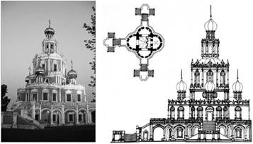 Церковь Покрова Богородицы в Филях. 1690–1694, Москва.