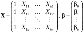 Линейная регрессия с несколькими объясняющими переменными (множественная регрессия).