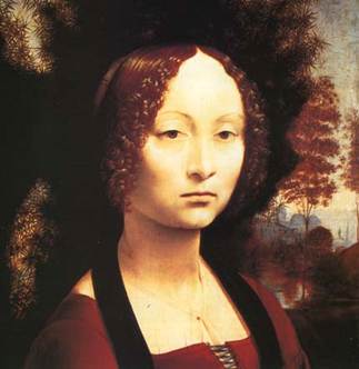 Портрет Джинервы де Бенчи 1473 - 1474.