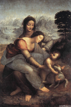 Картина «Святая Анна с Марией и младенцем Христом».
