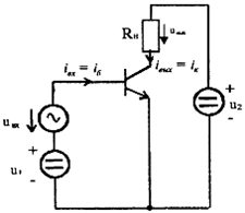 Схема включения транзистора с общим эмиттером (ОЭ).