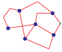 Граф, изображенный полигональным способом.