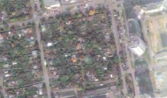 Фотоплан жилого квартала.