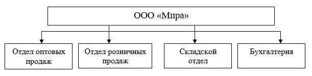 Организационная структура ООО .