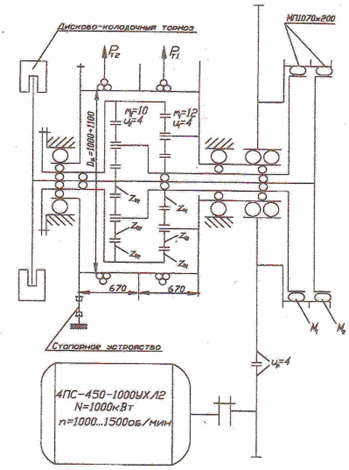 Расчет мощности двигателя и определение основных параметров подъемного агрегата.
