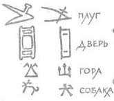 Древнейшая египетская надпись.