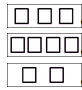 Примеры схем-карточек для задания па элемептарпое перекодирование зрительной информации в двигательную модальность и наоборот.