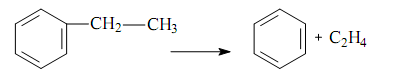 Приведите примеры основных типов реакций углеводородов, протекающих при термическом крекинге.