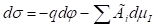 Математическое представление характеристик пограничной поверхности межфазного переходного слоя.