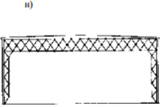 Рис. 4.3.3. Перекрестно - стержневые конструкции Типы перекрестно-стержневых конструкций: а - покрытия большого пролета; б - пространственная конструкция покрытия 36Ч36 м. Типы сеток и опирание: в-e - павильонные покрытия; ж - неразрезная конструкция покрытия; з, и, к - с треугольной сеткой. Применение перекрестно-стержневых конструкций: л - пространственная конструкция теплицы; м - пространственная конструкция выставочного павильона; н - рамная конструкция спортивного зала.