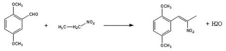 Схема получения амфетаминов с использованием нитроэтана.