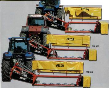 Модельный ряд косилок фирмы FELLA.