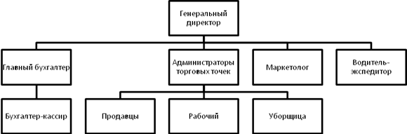 Структура ООО «Спортохоттовары».