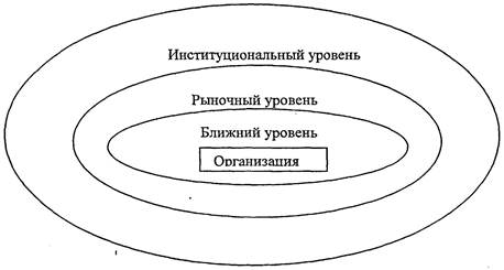 Структура внешнего окружения организации.