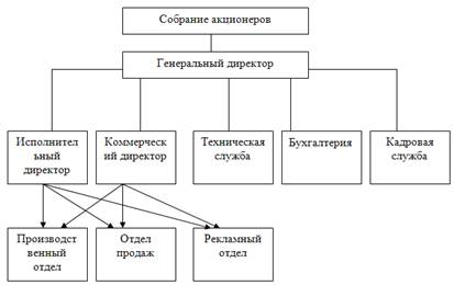 Реорганизованная структура управления.