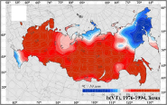 Температура воздуха. Особенности климата на территории Российской Федерации за 2014 год.