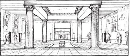 Атрий - центральный дворик римского дома.