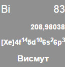 Висмут. Качественные реакции катионов V аналитической группы (Sb+3, Sb+5, Bi+3).