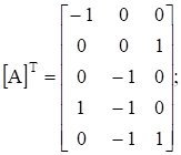 Матричная форма записи метода узловых потенциалов.