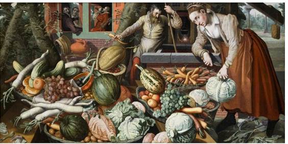 Артсен Питер. Рынок, 1569. Нидерланды.