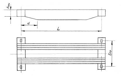 Схема конструкции мостового крана.