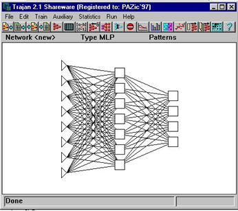 Структура созданной сети.
