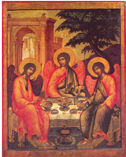 Образ Святой Троицы в древнерусской иконописи.