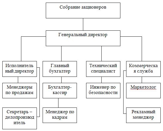 Организационная структура ОАО «Мегафон».