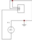 Рис. 35 Схема подключения составного биполярного транзистора для измерения прямой характеристики Гуммеля в программе Sуstem Vision.