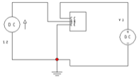 Схема подключения составного биполярного транзистора для измерения выходной характеристики в программе Sуstem Vision.