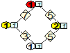 Граф-модели для определения сходства структур систем с учетом сходства расположения фрагментов.