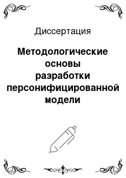 Диссертация: Методологические основы разработки персонифицированной модели философского знания с использованием компьютерной техники