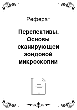 Реферат: Перспективы. Основы сканирующей зондовой микроскопии