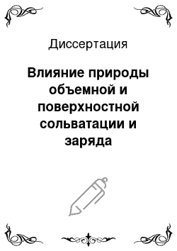 Диссертация: Влияние природы объемной и поверхностной сольватации и заряда поверхности на кинетику РВВ на железе и диффузию водорода через стальную мембрану в системы C2H4 (OH) 2-H2O-H+-(NH2) 2CS