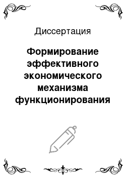 Диссертация: Формирование эффективного экономического механизма функционирования регионального молочного подкомплекса: На материалах Республики Башкортостан