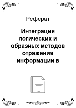 Реферат: Интеграция логических и образных методов отражения информации в системах искусственного интеллекта