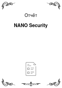 Отчёт: NANO Security